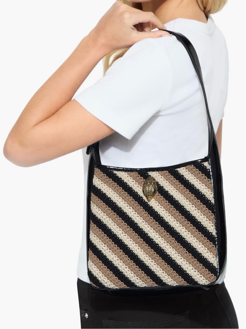 Kurt Geiger Small Bond Hobo Bag - Picture 2 of 5